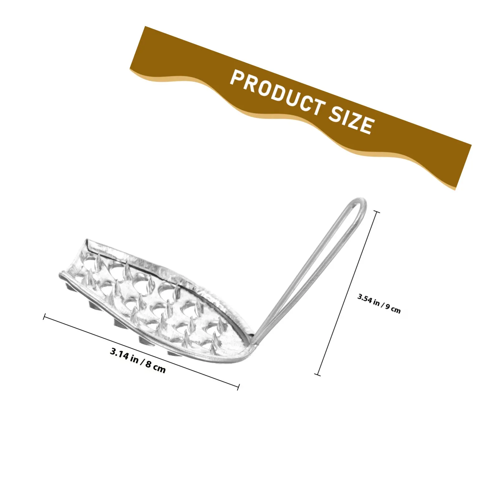 Stainless Steel Bean Jelly Scraper Tool for Cold Noodles, Spaetzle Making – 2pcs Kitchen Gadget for Home & Restaurant