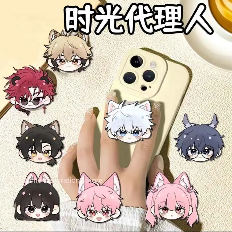 リンククリックチャールズ・ルーカス・ジョー・ザビエル・ヴェインかわいい漫画アニメガスバッグ携帯電話ホルダーデスクトップスタンド格納式クリスマスギフト