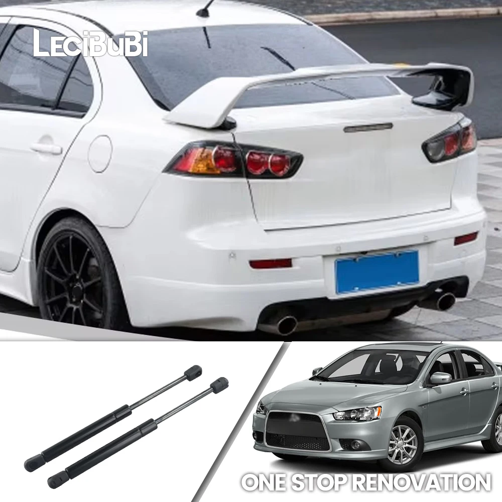 For Mitsubishi Lancer EX EVOs 2008-2015 2pcs Rear Trunk Tailgate Strut Boot Lift Support Bars Gas Spring Dampers Rod 5925A003