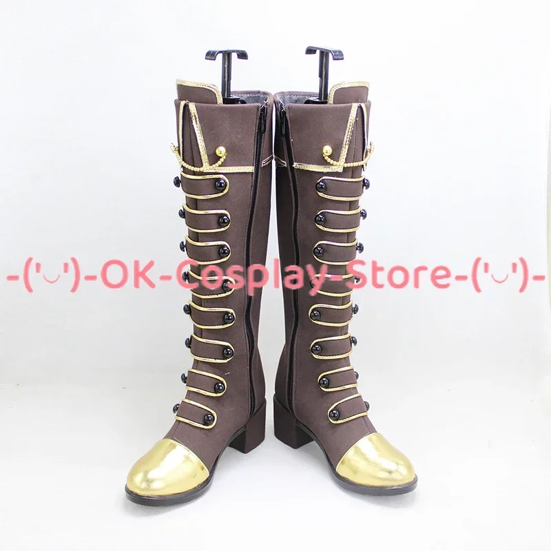 [Personalizzato] Yukina Minato Scarpe Cosplay BanG Dream Anime Gioco di ruolo Prop Halloween Carnevale Festa Stivali in pelle PU