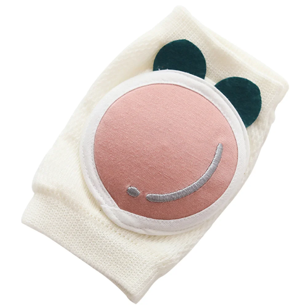 1Pair Kneepads Cotton Material Breathable Sweat Absorbent Deodorant Knee Pads for Crawling Infants