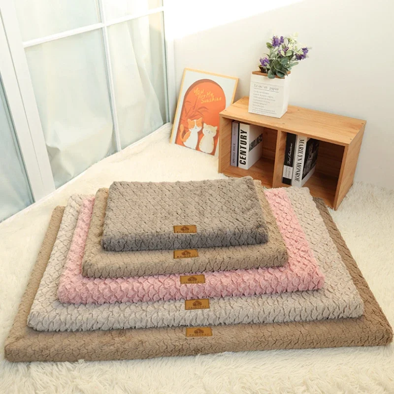 Memory Foam Pet Bed with Removable Washable Faux Fur Cover Orthopedic Waterproof Dog Bed for Crate Anti-Slip Bottom Dog Beds 5