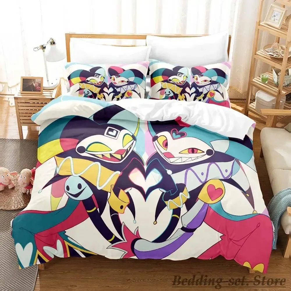 2023 Fizzarolli Boss Bedding Set Single Twin Full Queen King Size Bed Set Adult Kid Bedroom Duvetcover Sets Anime Game Bed