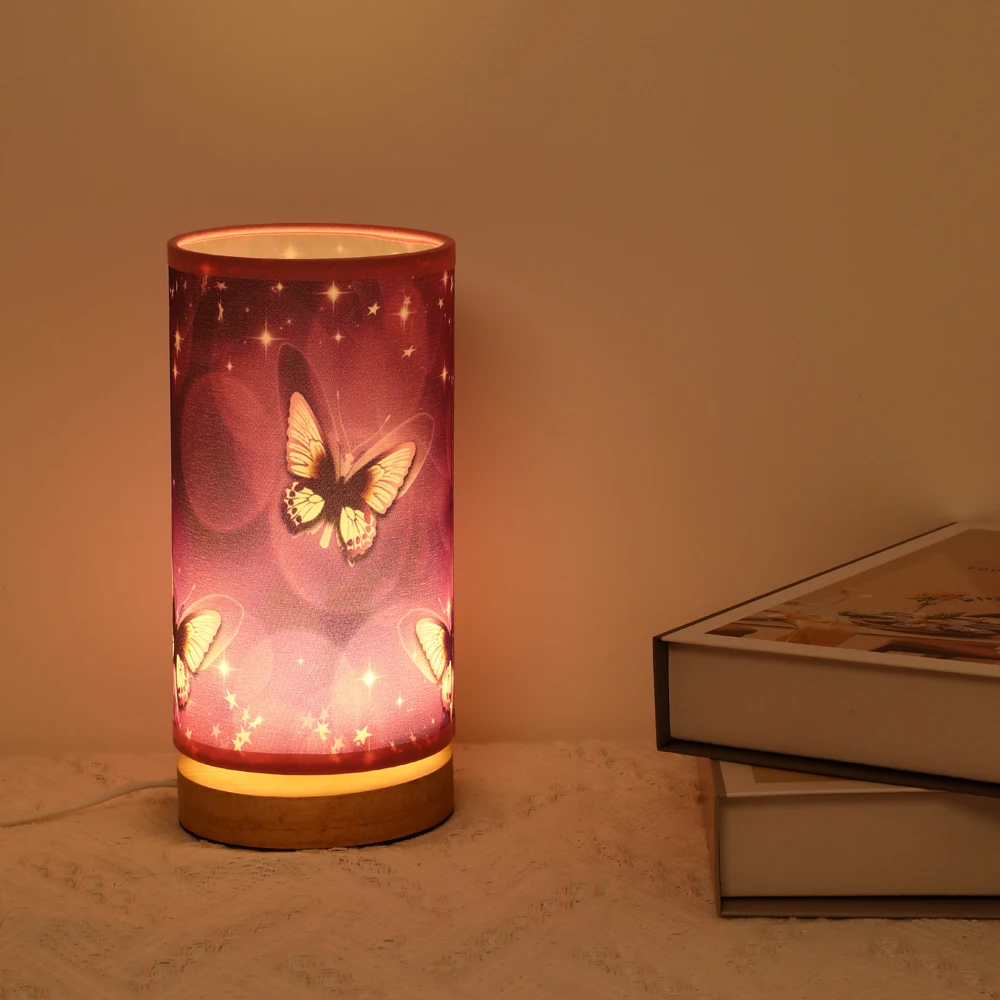 Small Table Lamp Bedside Warm LEDins Butterfly Creative Night Light