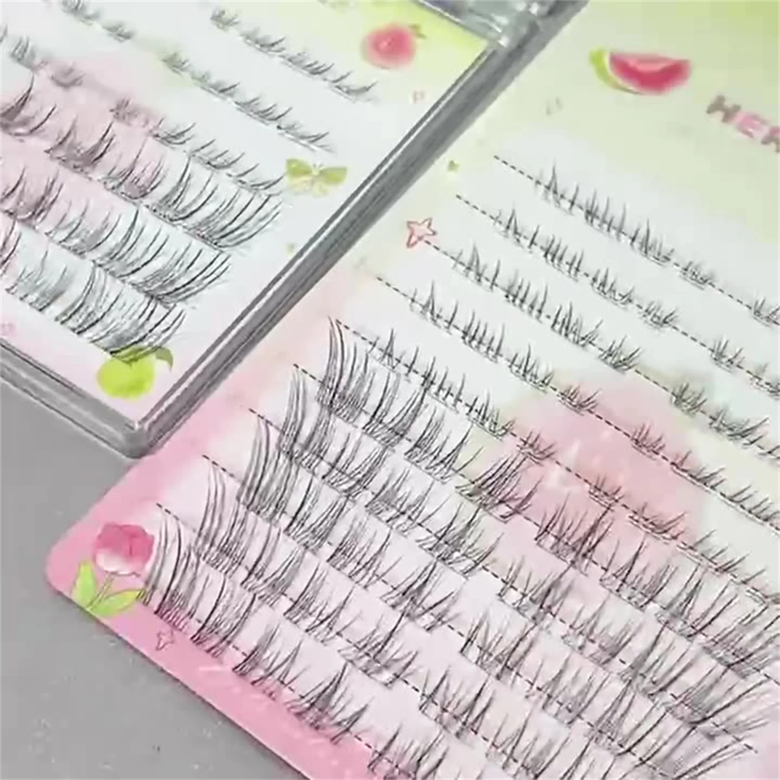 Fox-Style False Eyelashes noglue Natural Looking Upper and Lower Lash Extension set For Women Naturally Enlarging Eyes makeup