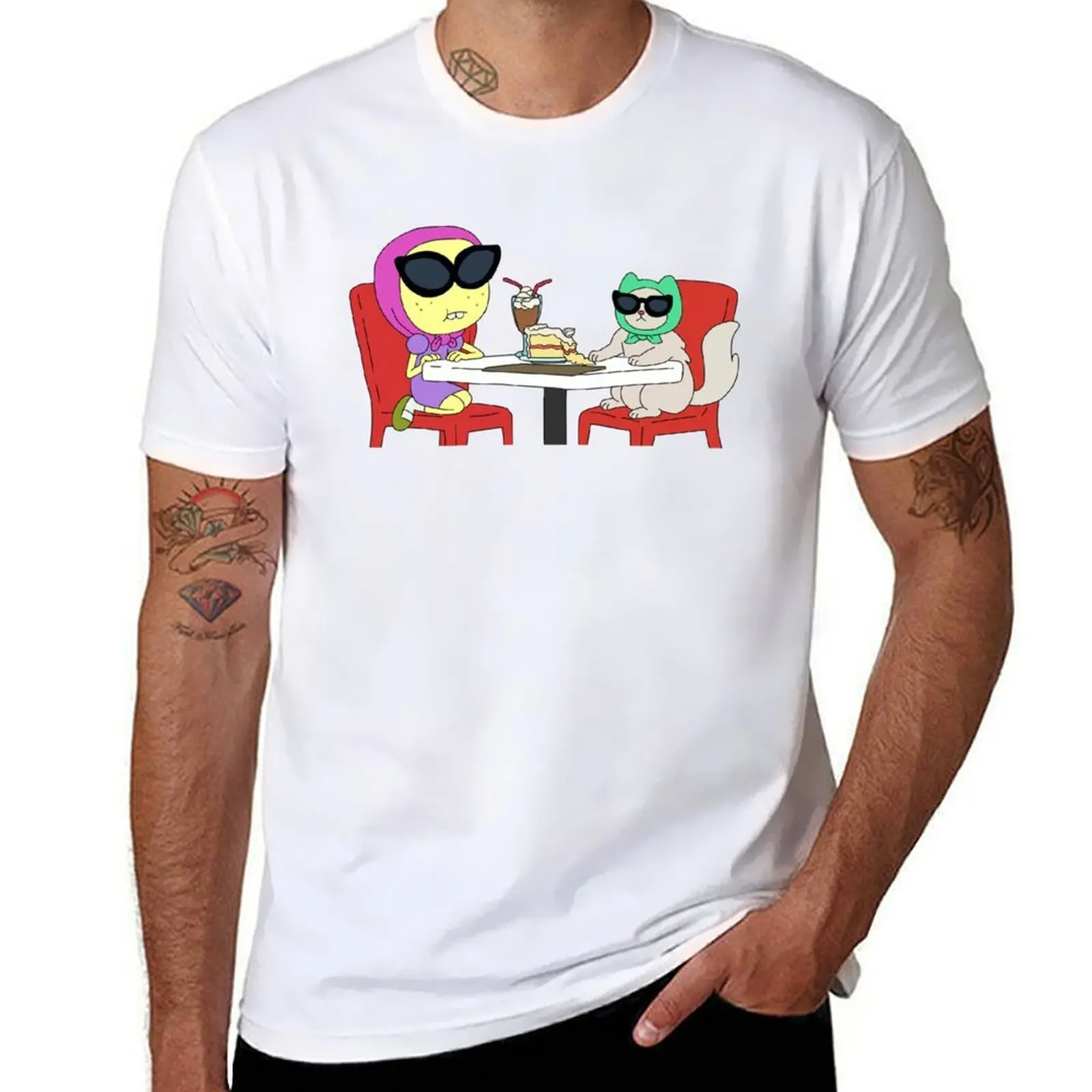 

tilly and anoush T-Shirt man t shirts for men funny t shirts cotton T-Shirt