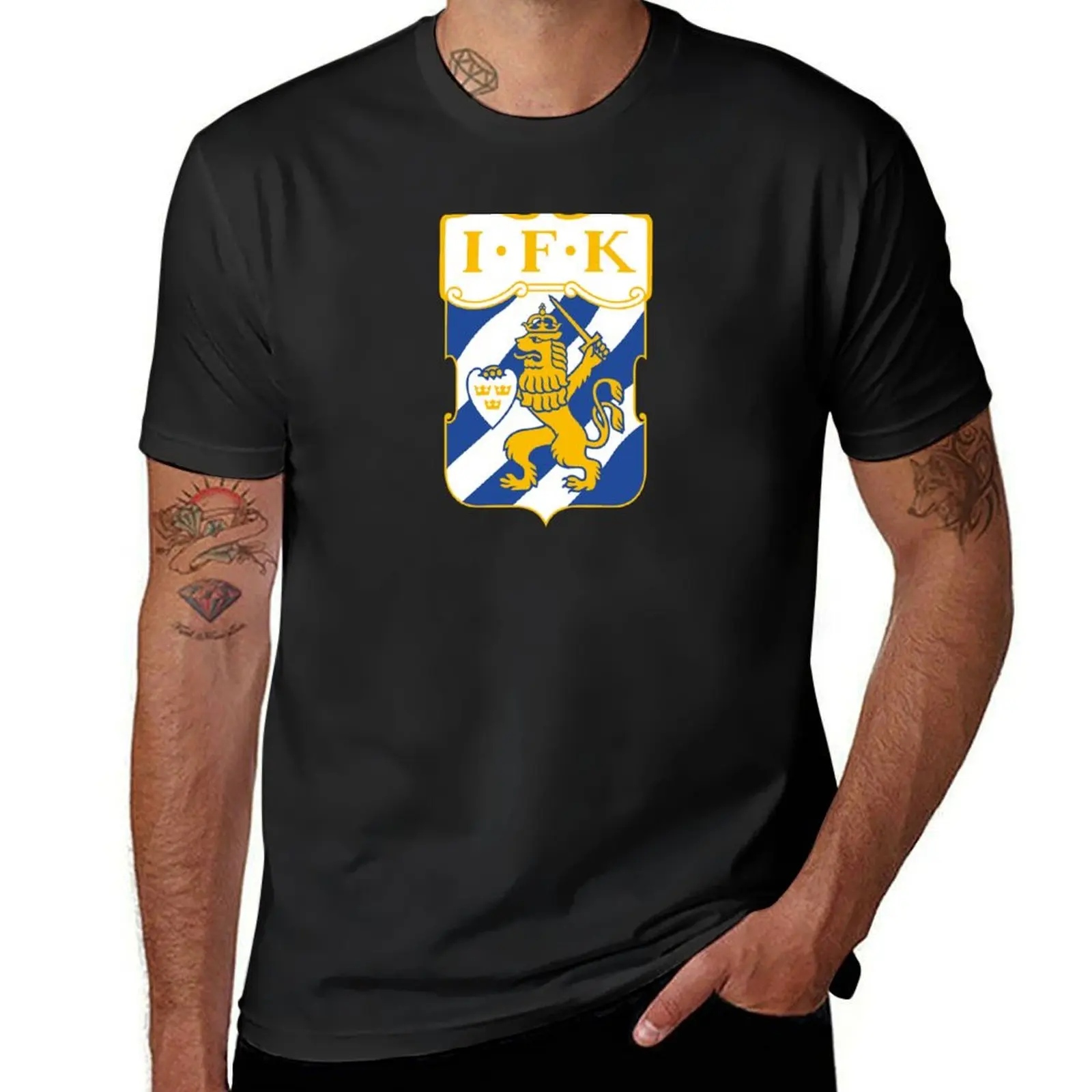 

IFK Gteborg home T-Shirt anime tshirt sublime custom t shirt gifts for boyfriend mens graphic t-shirts funny
