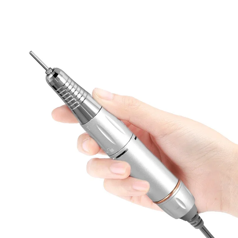 Cordless Mini elétrica unha polidor, pequeno teste escrito, sem escova unha removedor, 100V-240V, Novo