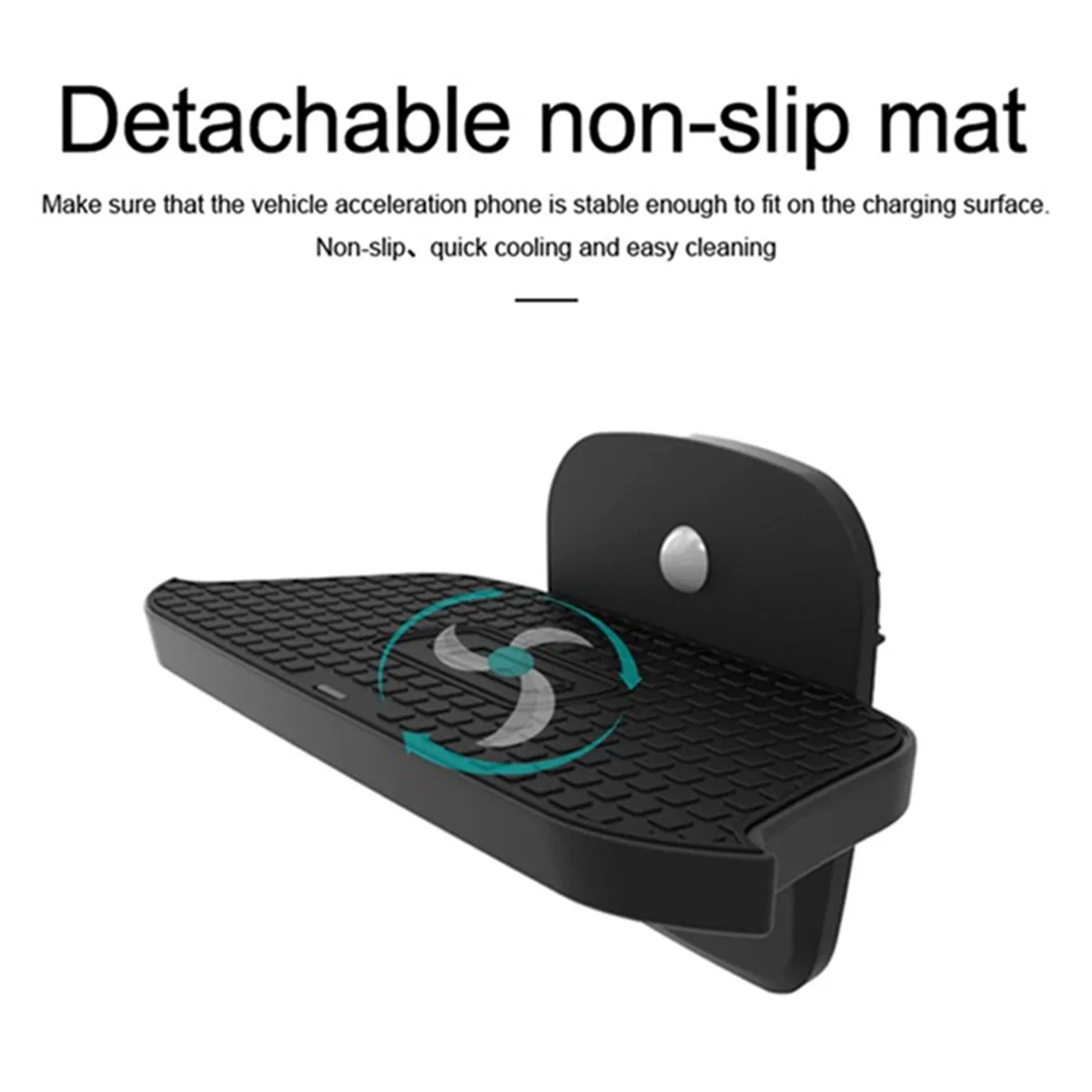 Soporte para salpicadero de coche, cargador inalámbrico rápido para BMW Mini One Cooper S Hatch F55 F56 2017-2019