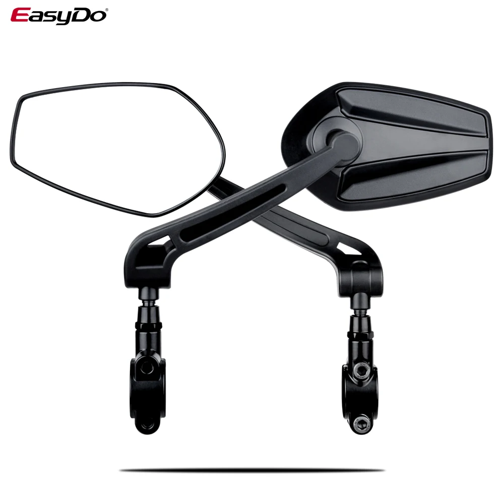 360 Degree Rotatable Bike Side Mirror Road Bicycle Handle Bar End Mirrors Cycle Rear View Mirror