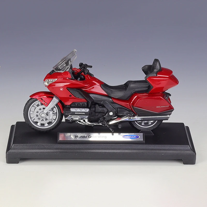 1:18 Scale Diecast Alloy 2020 HONDA GOLD WING Heavy Duty Motorcycle Toys Cars Model Classics Adult Souvenir Gifts Static Display