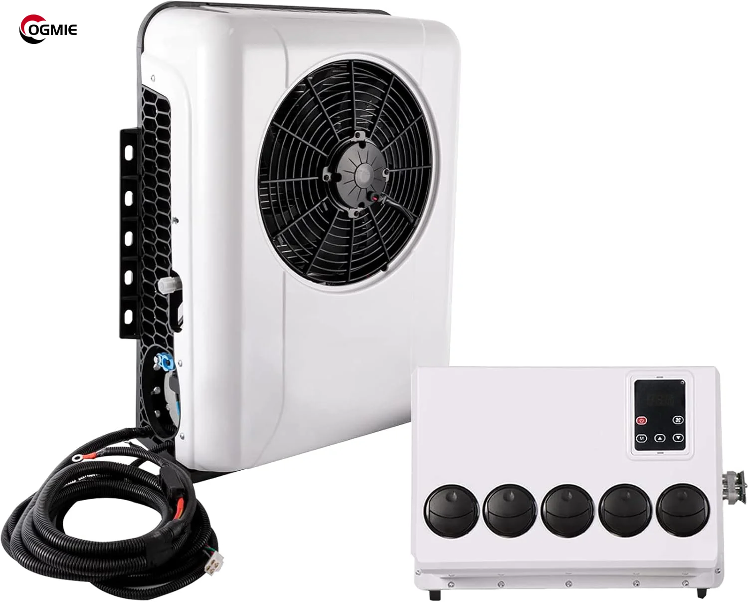 24V Truck Air Conditioner 1000W-3000W 12V Car Cab Unit R-134a Refrigerant Auto Parking 40 DB Split System China