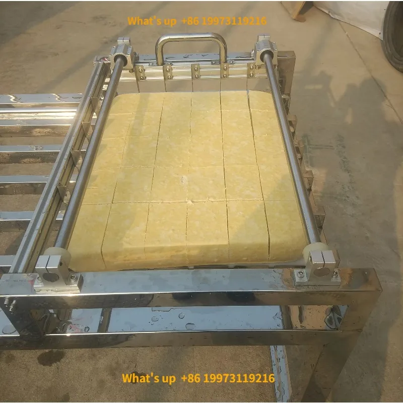 

Новая ручная машина для нарезки тофу из нержавеющей стали 2026 года, кубикорезка для тофу с настраиваемым лезвием