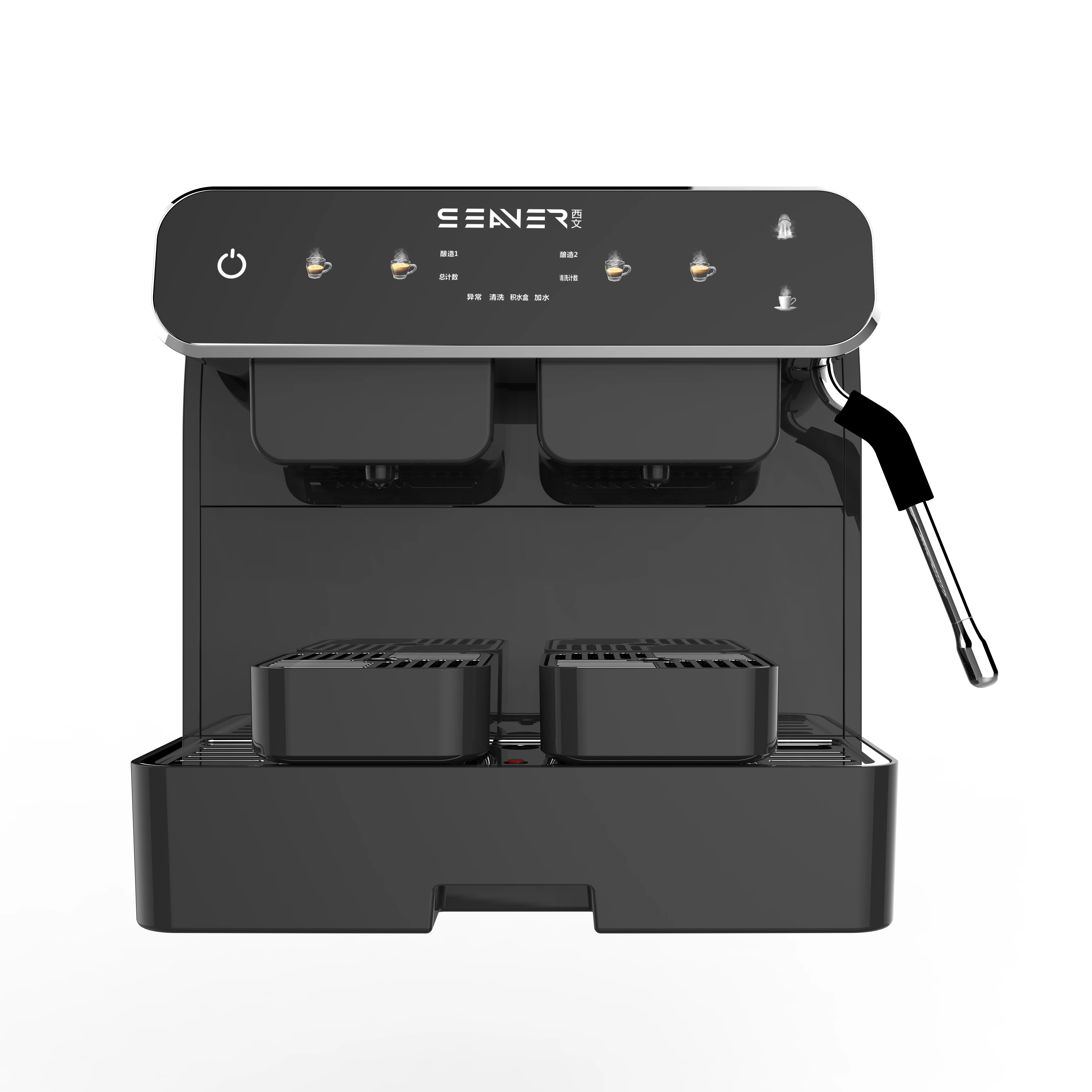 

Полукоммерческая кофемашина на две группы для различных капсул