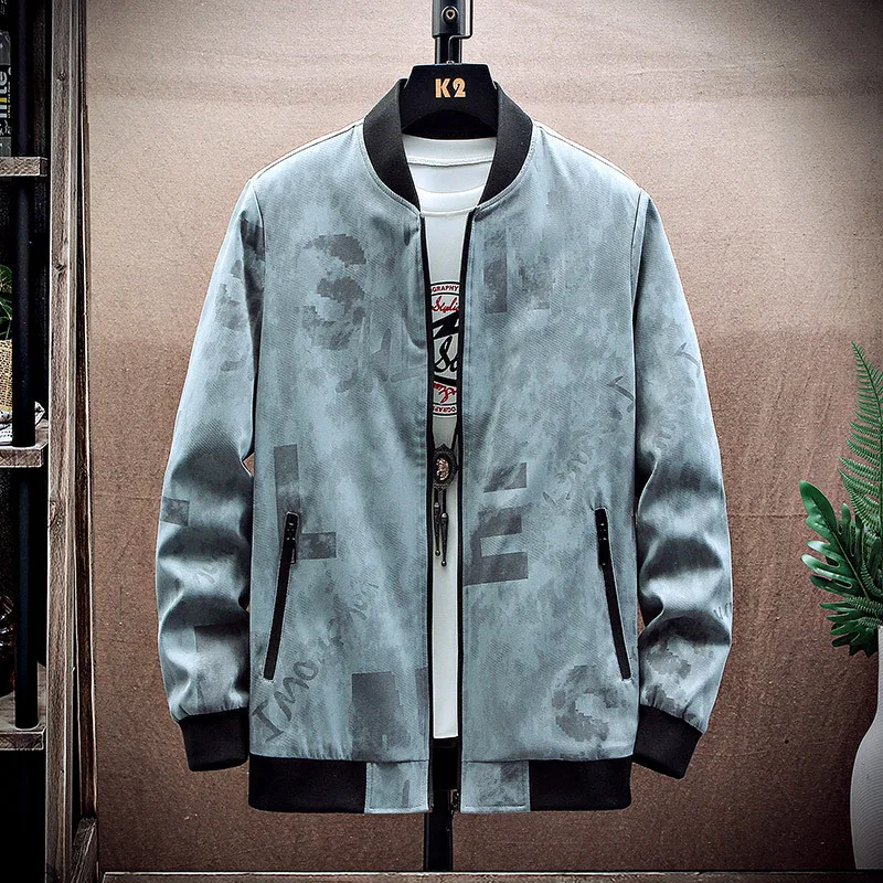 

Spring And Autumn New Men's Jacket High-end Casual Youth Versatile Large Size Jacket Top Jacket