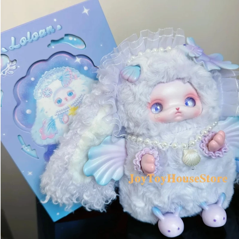 حقيقية Loloan المحيط سلسلة الفينيل أفخم صندوق أعمى الكرتون لطيف الساحرة دمية موضة الاتجاه شخصية حلية الديكور هدية