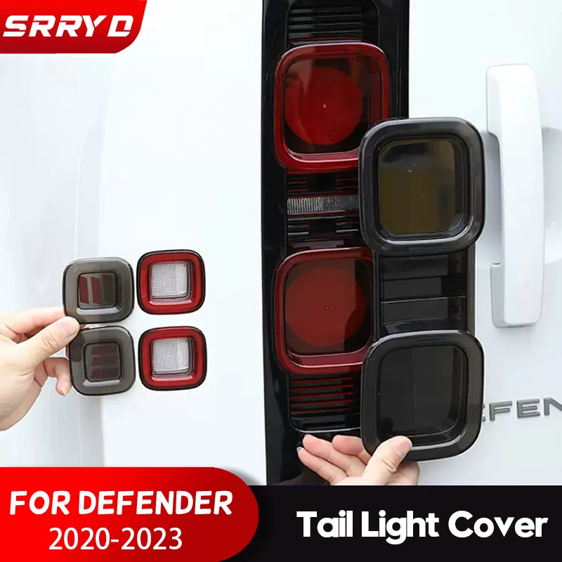 

For Land Rover Defender 110 90 2020-2023 Rear Tail Light Cover Guard Indicator Light Brake Lamp Hoods Car Accessories