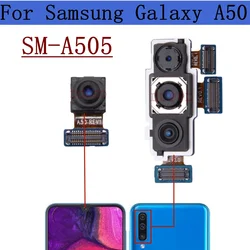 Rear Camera For Samsung Galaxy A50 A505F A505U A505G A505N Front Selfie Small Frontal Back Main Camera Module Flex