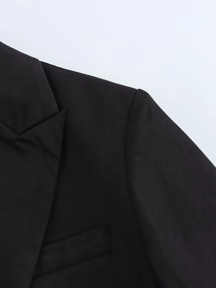 New autumn and winter slim suit jacket asymmetrical design lace-up slim fit capable commuting temperament women's suit image 4