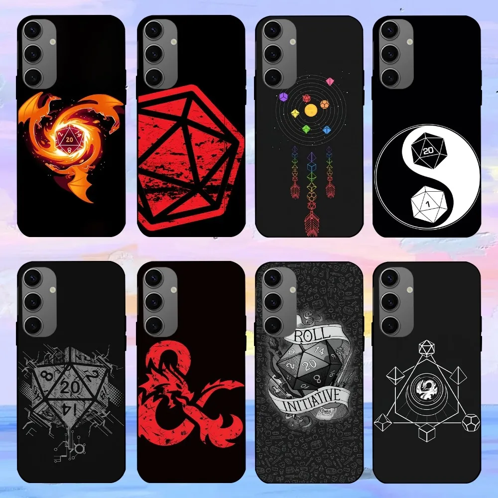 D-Dungeons D-Dragons game Phone Case For Samsung Galaxy S21 S22 S23 S30 Note 10 20  Plus Lite FE ULTRA Shell