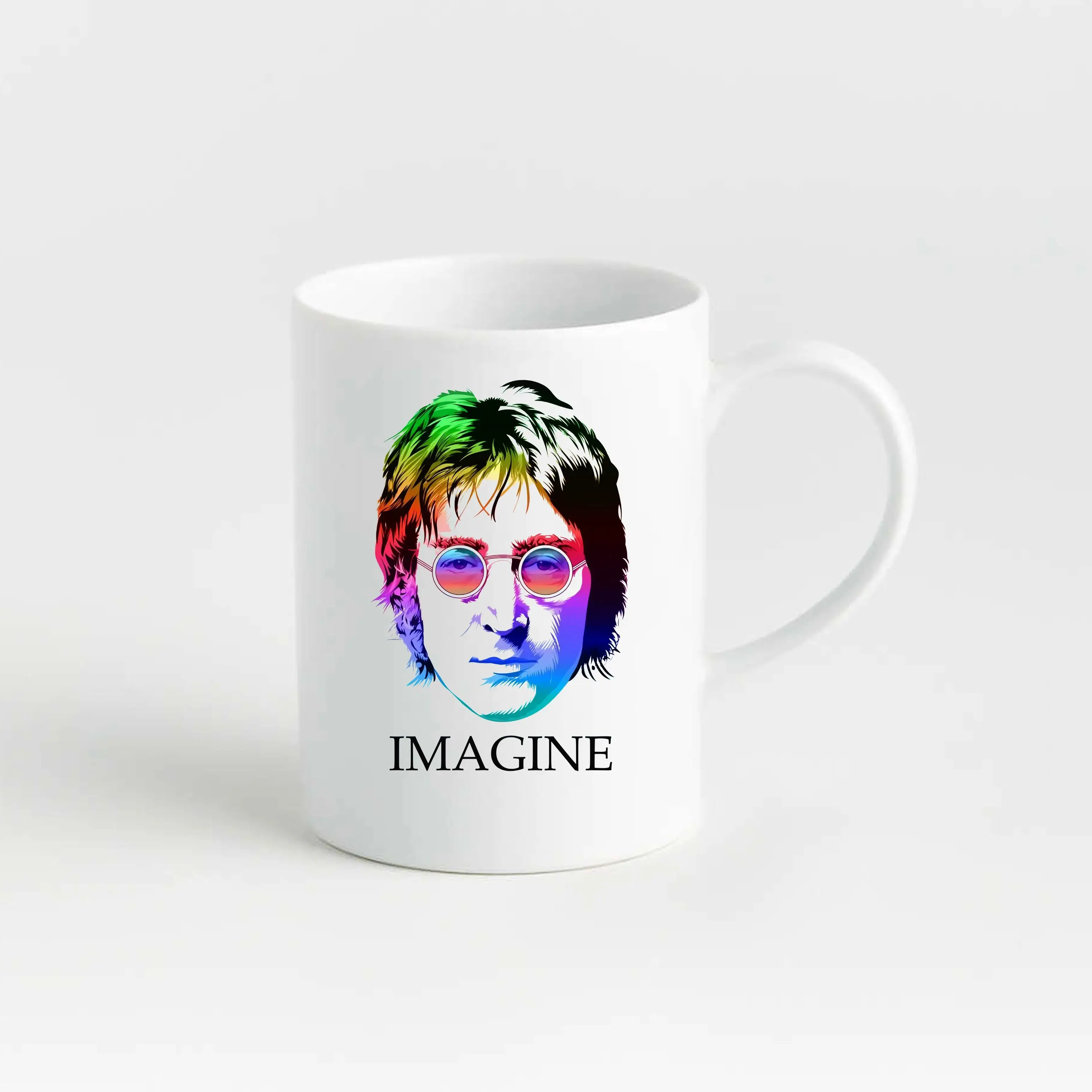 John Lennon's 'Imagine'marks silver jubliee of Convention on Rights of the Child commemorative mug rock band coffee mug fan gift