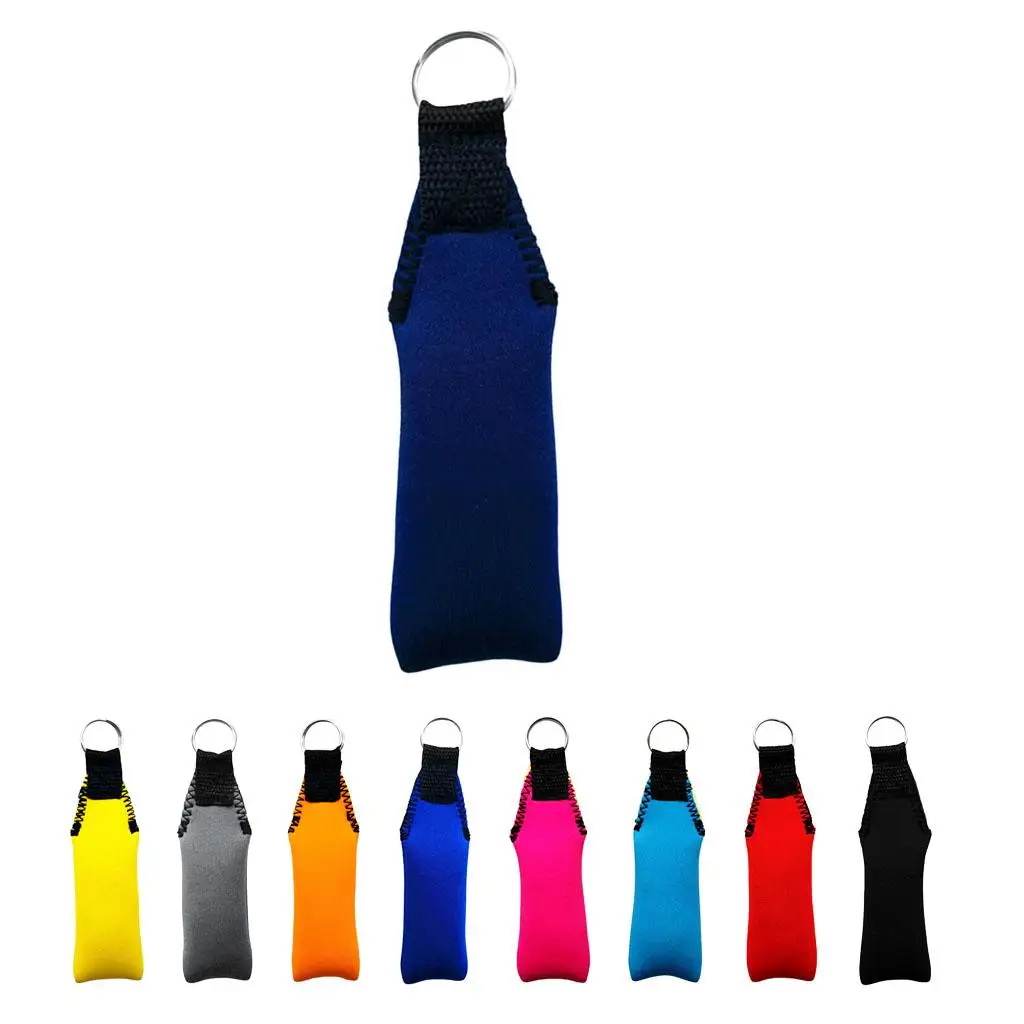 Floating Keyring Float Stainless Steel Split Ring Neoprene Key Holder Boats Accessories for Outdoor Activities
