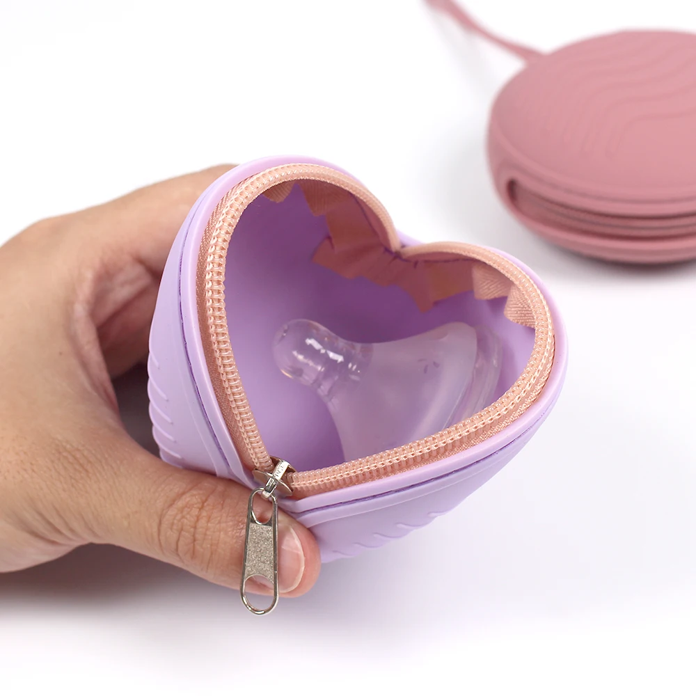 1 PCS BPA-Free Silicone Pacifier Holder, Soother Container Storage Case, Travel Pacifier Accessories