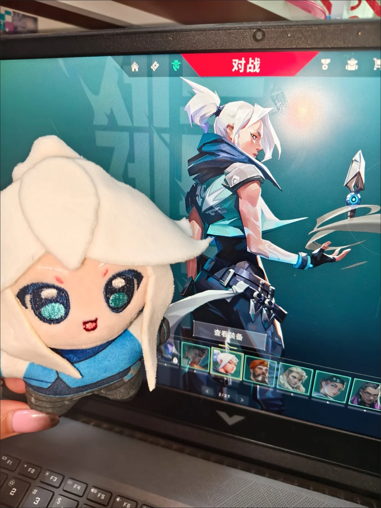 10cmのゲーム「VALORANT」ジェットの可愛い綿製人形、バックパックペンダント、装飾品、子供や大人への誕生日プレゼント