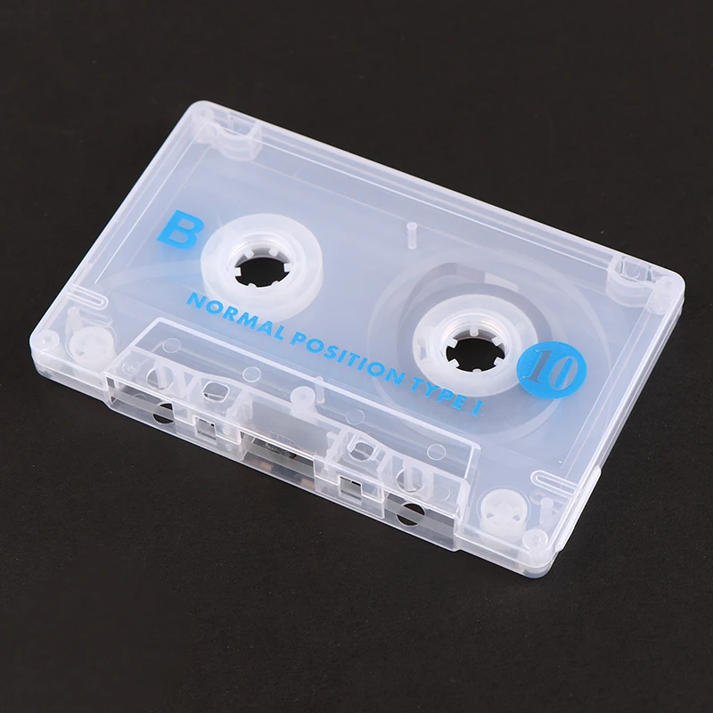 1PCS Standard Cassette Blank Tape Player Empty 10 Minutes Magnetic Audio Tape Recording For Speech Music Recording