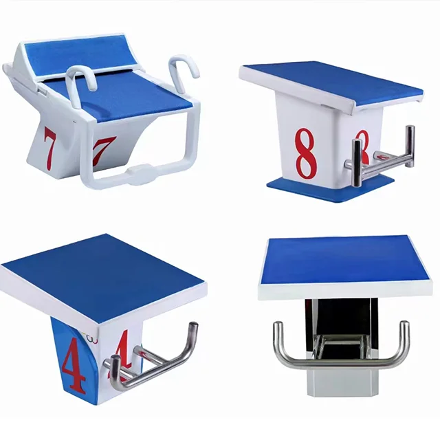 

Competitive Fiberglass Swim Starting Block Diving Platform for Swimming Pool Water Sport Tools & Accessories