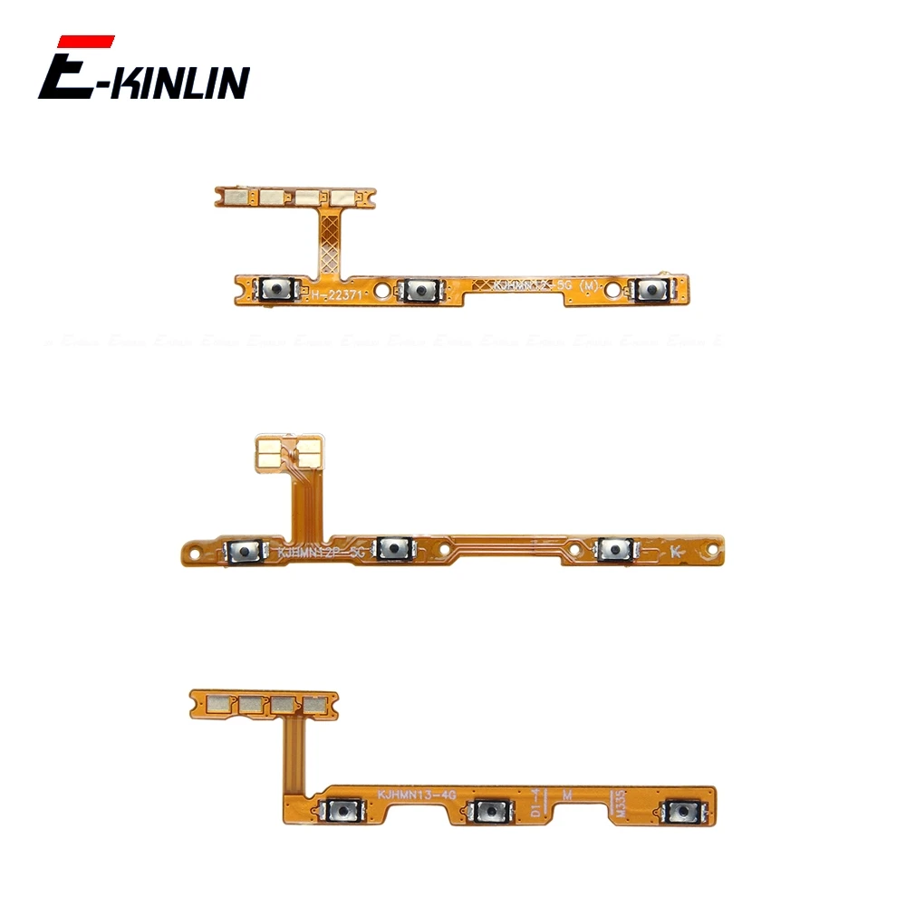 Mute Switch Power Key ON OFF Volume Button Control Flex Cable For Xiaomi Redmi Turbo 3 Note 12 12R 13 13R Pro Plus 4G 5G