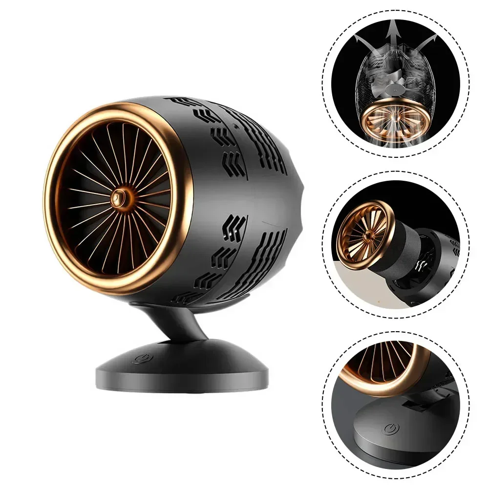 Black USB Kitchen Purifier Fast Smoke Absorption Kitchen Fan Compact Smoke Absorber USB Powered Multi-angle Adjustment