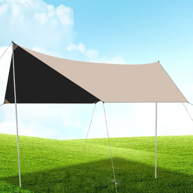 

Hexagonal Butterfly Shape Tarp Outdoor Camping Awnings Portable Type Folding Tent Suitable for Garden and Terrace Beach Sunshade