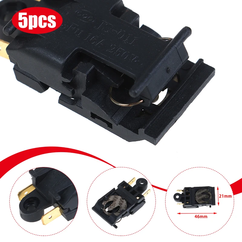 

5pcs 16A Boiler Thermostat Switch Electric Kettle Steam Pressure Jump Switch Electric Kettle Thermostat Switch Replacement Parts