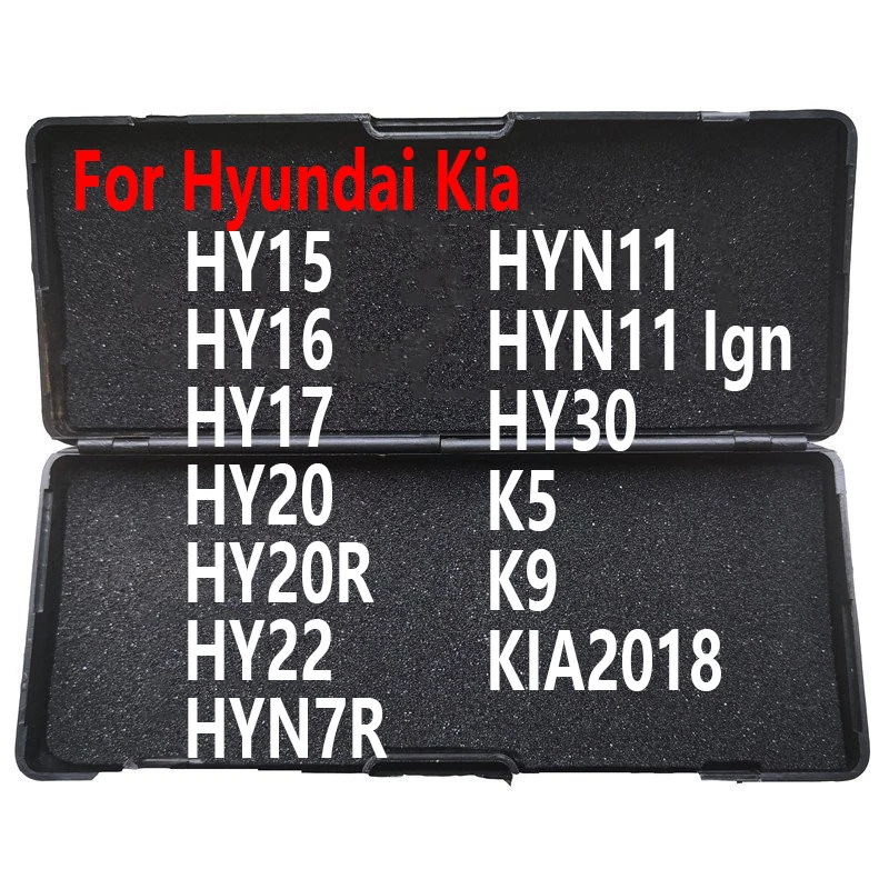 Lishi 2 in 1 Tool HY15 HY16 HY17 HY20 HY20R HY22 HYN7R HYN11 HY30 K5 K9 Kia2018 for Hyundai Kia Locksmith Tool