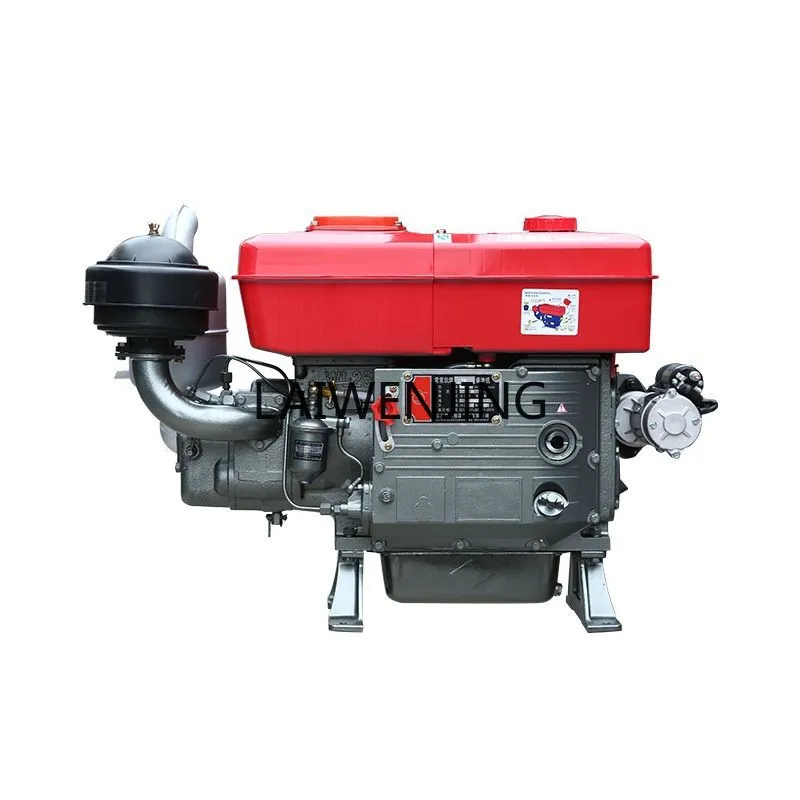 

LYN single cylinder diesel engine 15/18/20 horsepower water-cooled small electric start marine agricultural engine