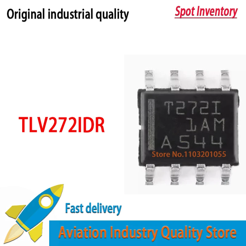 10PCS/LOT TLV272IDR TLV272 SOIC-8   New Original  In Stock