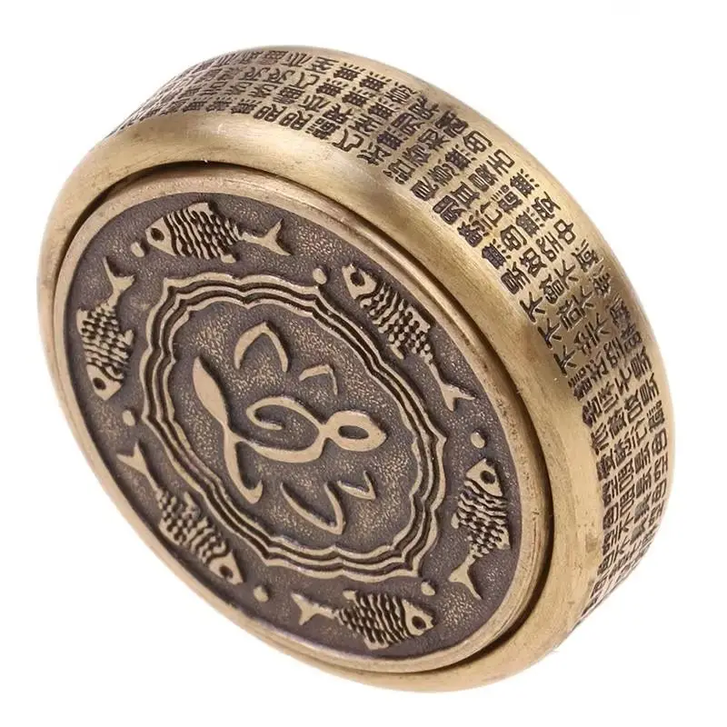 Zen bouddha haut Fidget Spinner adulte métal EDC Fidget jouet tenu dans la main TDAH main Spinner anti-Stress jouet de bureau