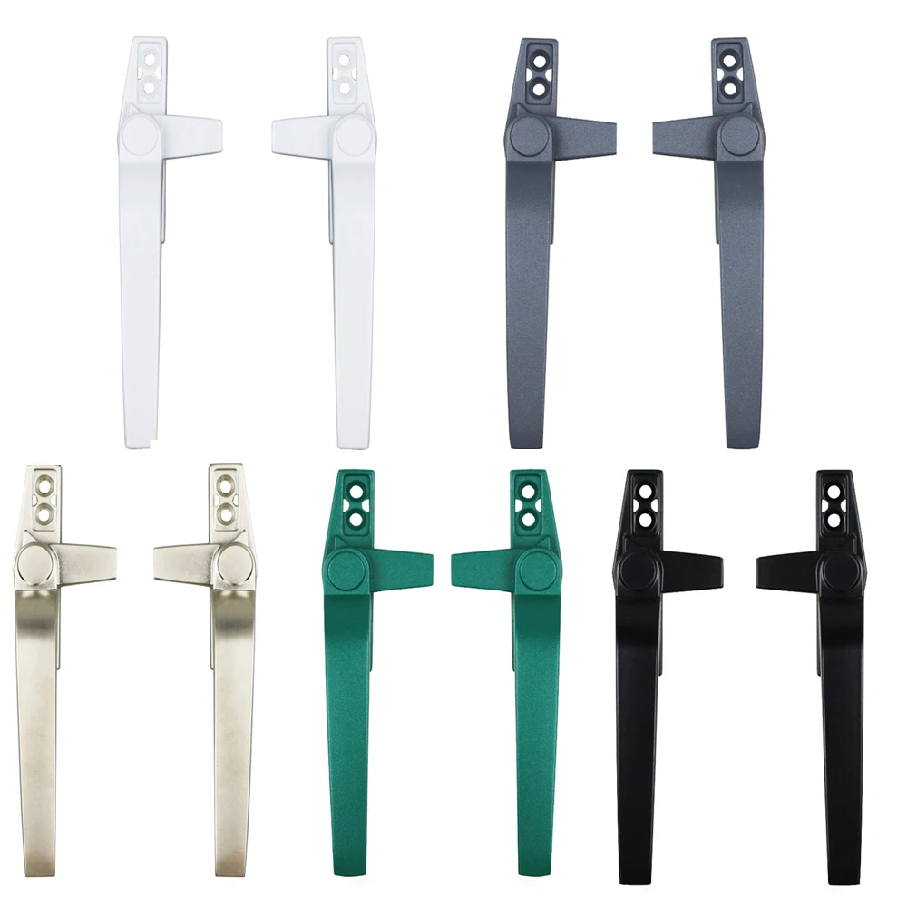 Aluminum Alloy Window Handle Lock Right/Left Anti-theft Safety Lock  Furniture Window Door Handles Hardware 5 Colors