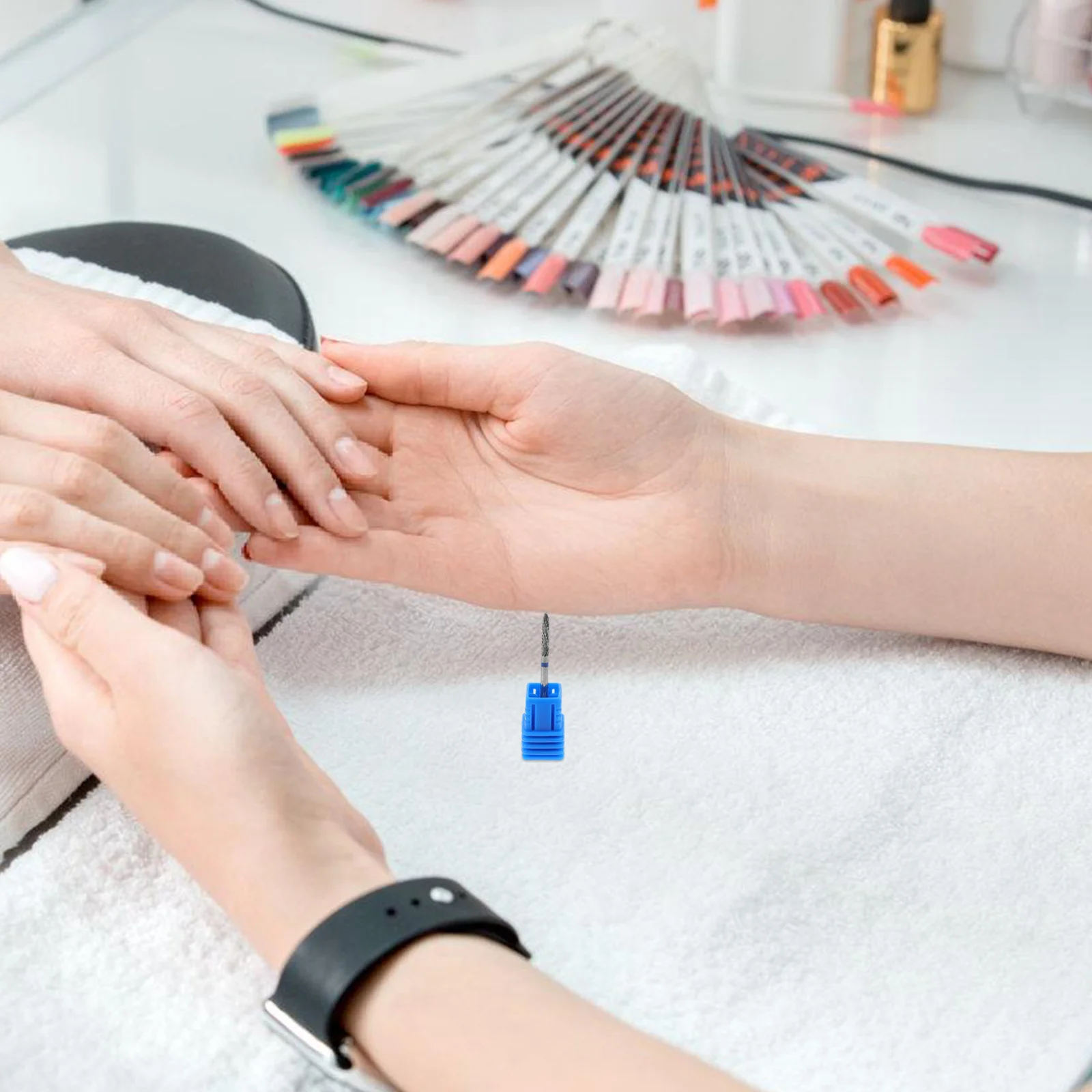 아크릴 손톱용 드릴 비트 고경도 연마 헤드 매니큐어 페디큐어 네일 아트 살롱용 내구성 금속 네일 도구