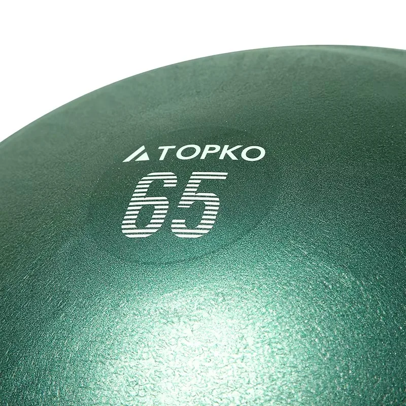 YTYIN TOPKO Hot Selling 65cm Weight 1000g Anti-burst Yoga Ball Non-Slip Fitness Training Pilates Balance Exercise PVC Yoga Ba