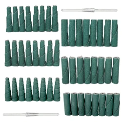 10mm Grinding Head Sandpaper Flap Cone Dremel Accessorie Rotary Tool with 3mm Shank