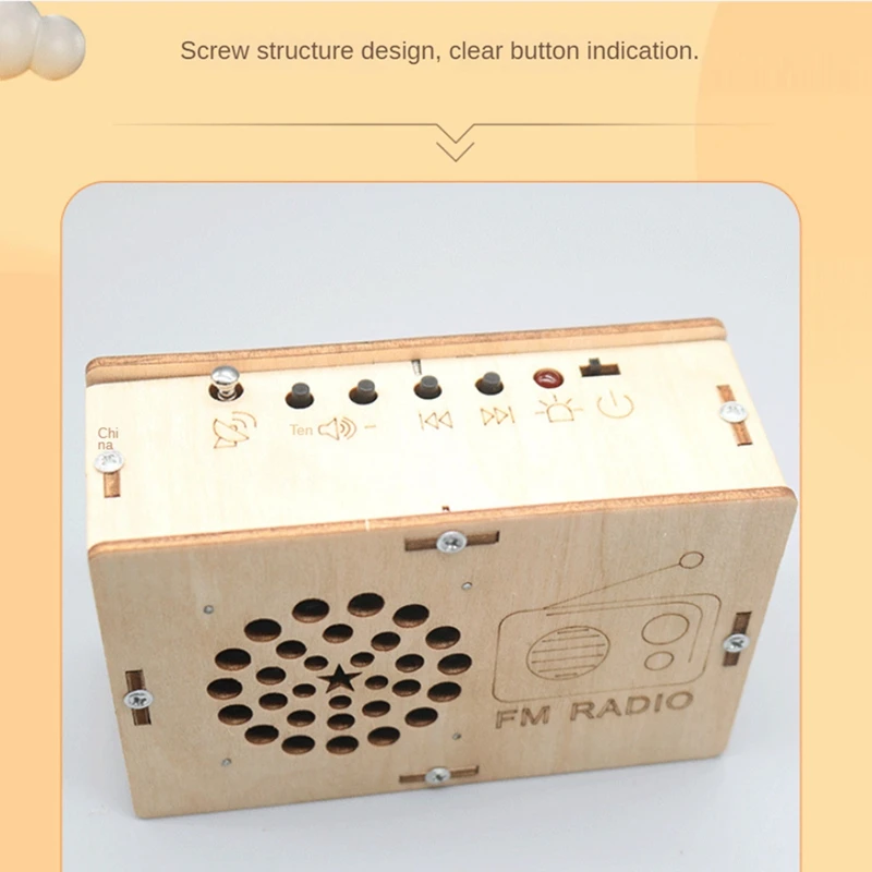 DIY FM Radio Model Kit Student Science Training Experimental Equipment For Boy Girls Birthday Gift