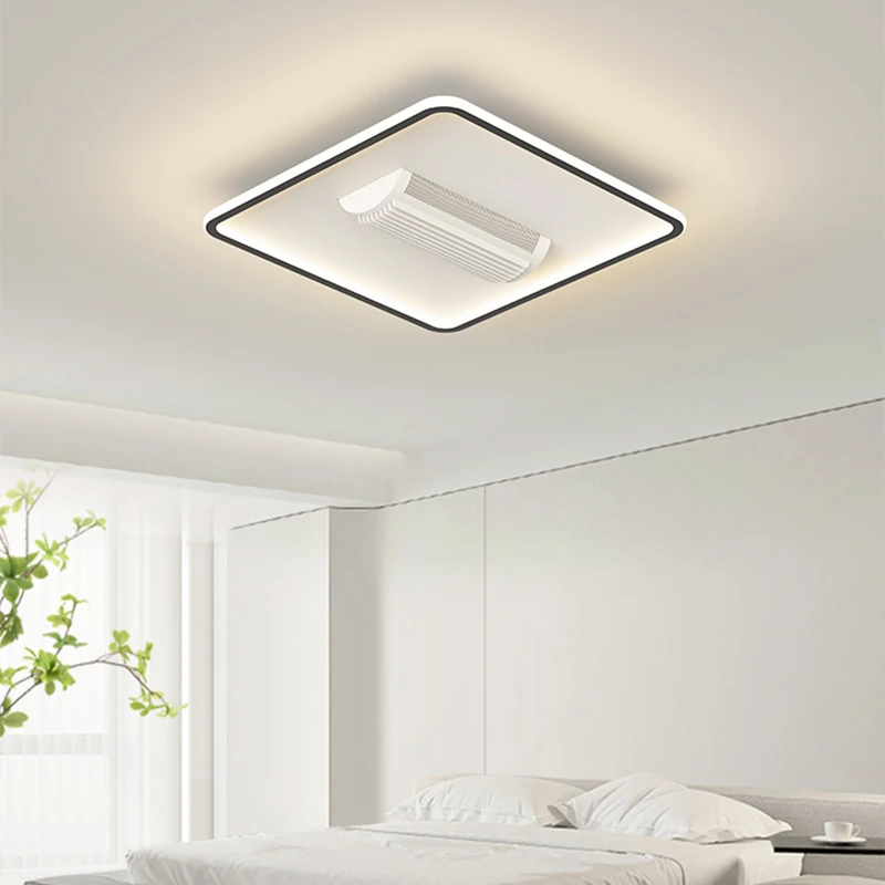 Living Room Lamp 2024 Bladeless 220 Volt Fan Lamp Integrated Silent Fan Ceiling Fans Lamp Restaurant Master Bedroom Ceiling Lamp