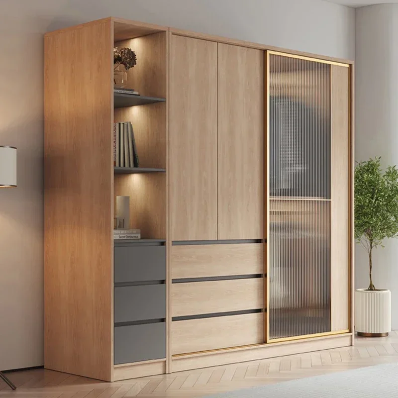 

Modern Wardrobes Space Saving Storage Cabinets Modular Large Capacity Display Wardrobes Cloth Closets Abiertos Hotel Furniture