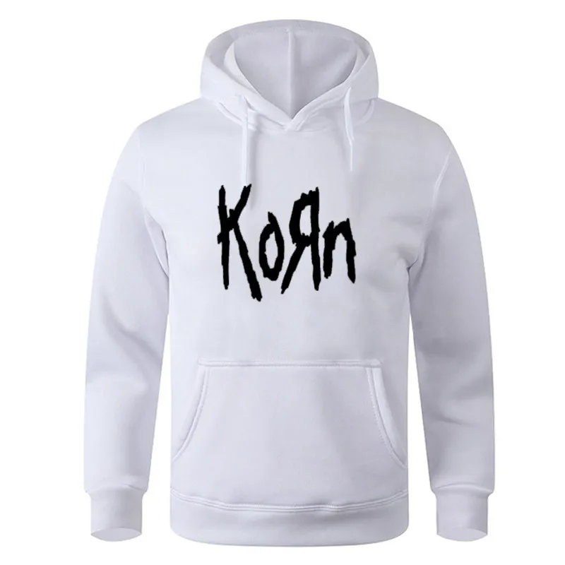 Korn Men\'s and Women\'s Hooded Sweatshirts, Music Streetwear, Concerts, Rock Bands, World Tours, Vintage, Metal, Gothic, Hip Hop