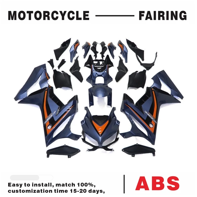 

Комплект обтекателей из АБС-пластика для Honda CBR650R 2021 2022 2023, инъекционный кузов темно-синего цвета