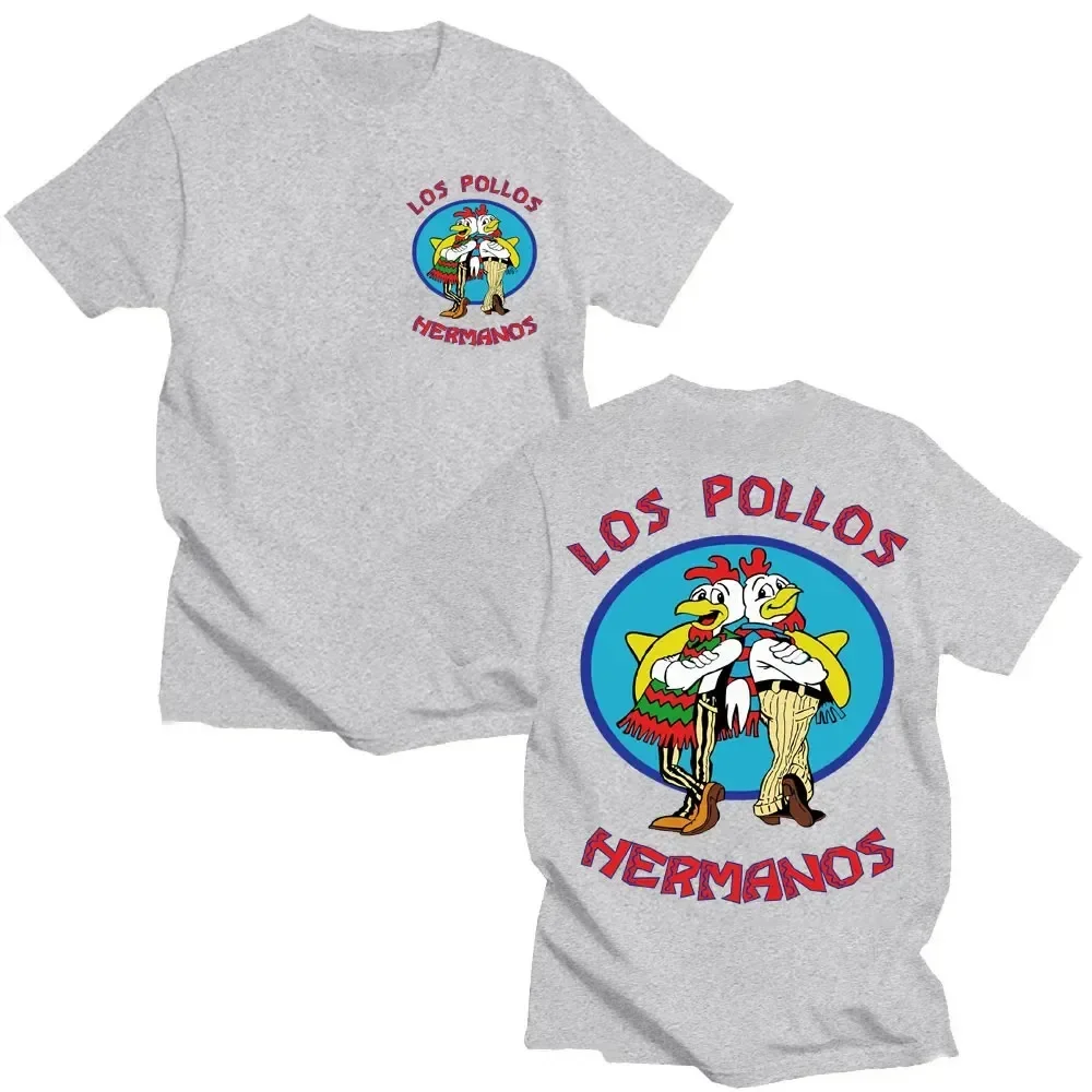 2026 Hip-Hop Streetwear Y2K T-Shirt TV-Serie Breaking Bad Los Pollos Hermanos Lustige Hühnerbrüder Herren Damen Beliebte T-Shirts Tops – Detail 12