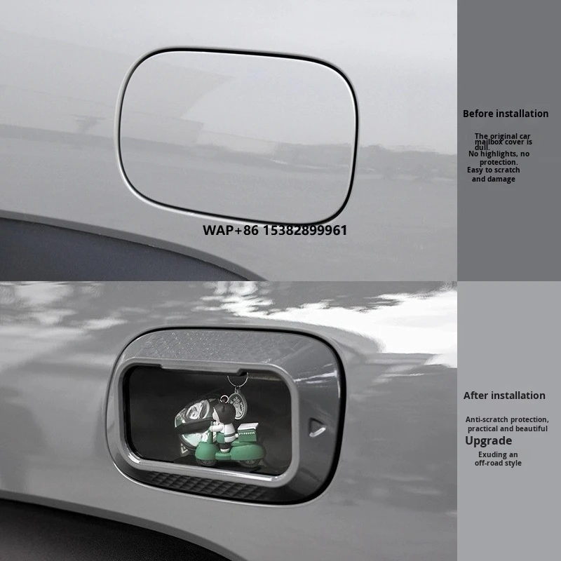 

Teng Qian Tank 300 Fuel Tank Cap Modification Transparent Window Style Wide Body Protection Dust Cover Exterior