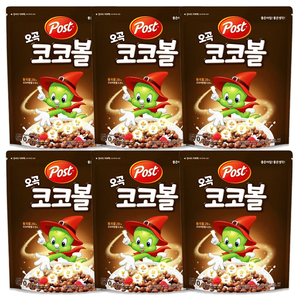 Cereal Post O'Gourg Cocoball 570Gx6 Piezas